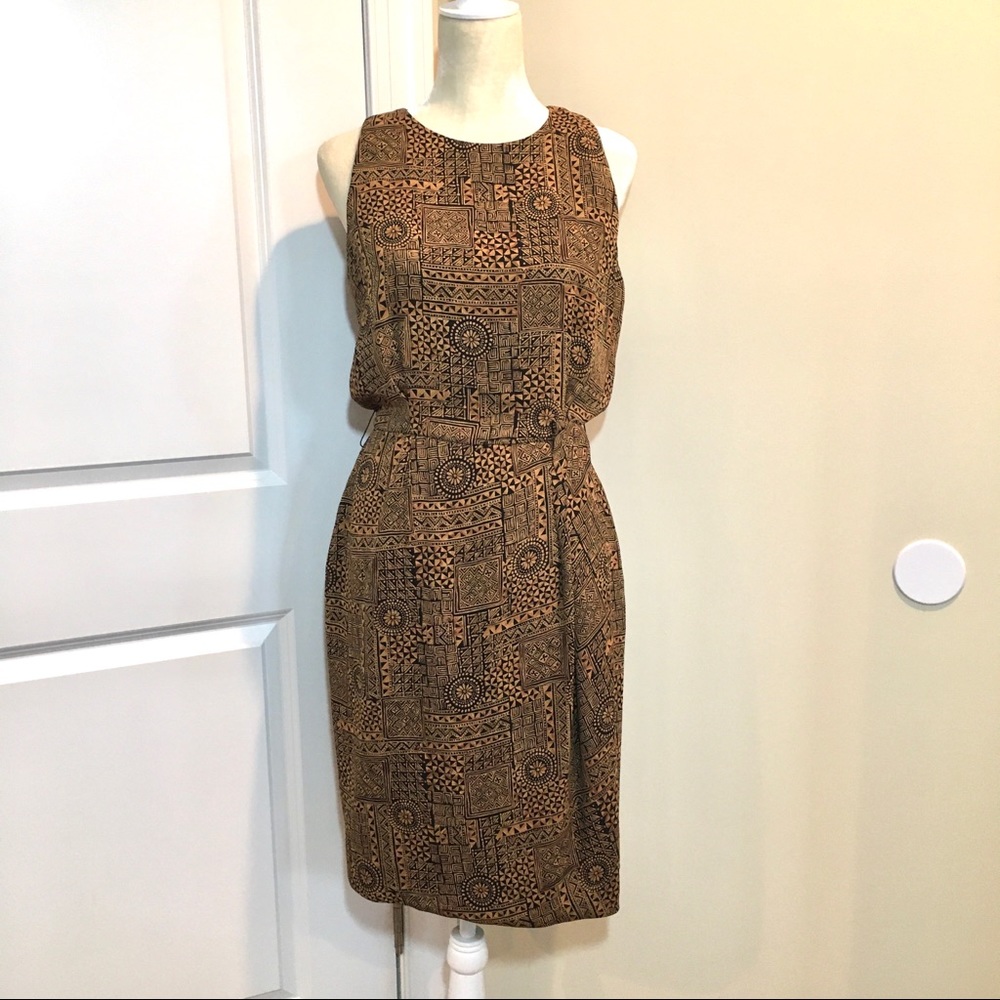 EUC Gigi by Gillian faux wrap dress size 10 vintage